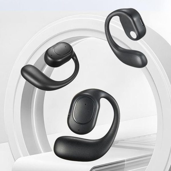 Wireless Bluetooth 5.2 Earphones with Noise Reduction Ear-mounted Design - Black Bag With Accessories - Image 3