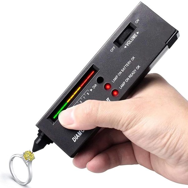 Led Diamond Selector with Battery Indicator - Black - Image 2