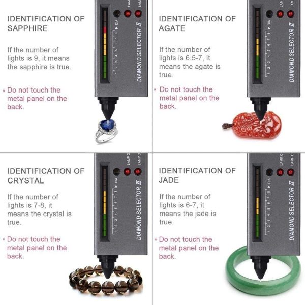 Led Diamond Selector with Battery Indicator - Black - Image 8