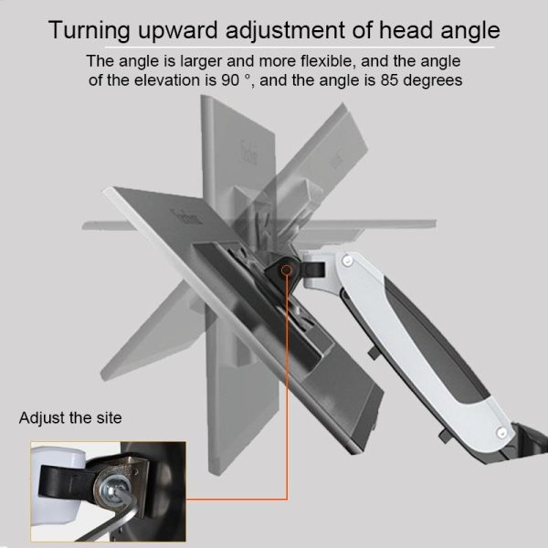 Adjustable Monitor Stand with Rotating Lift Function - Image 6