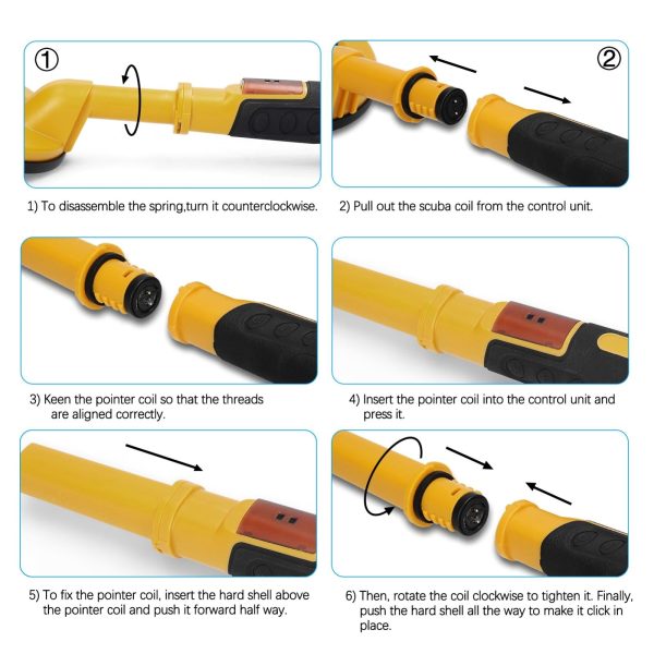 Waterproof 2-in-1 Underwater Metal Detector - 60m Submersible - Image 7