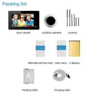 2.0Mp Smart Doorbell With 4.3 Tft Display Screen - Image 6