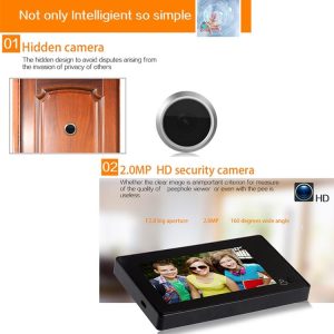 2.0Mp Smart Doorbell With 4.3 Tft Display Screen - Image 7