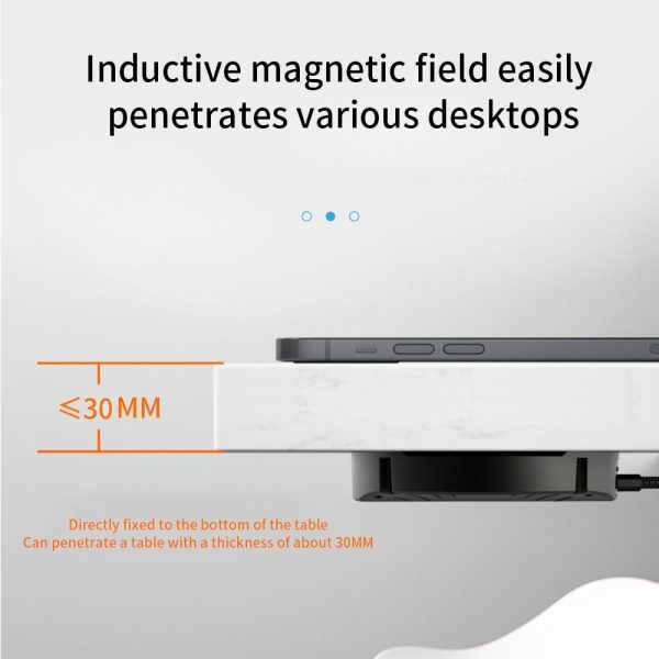 10W Magnetic Wireless Charger For Desktops 30Mm - Image 3
