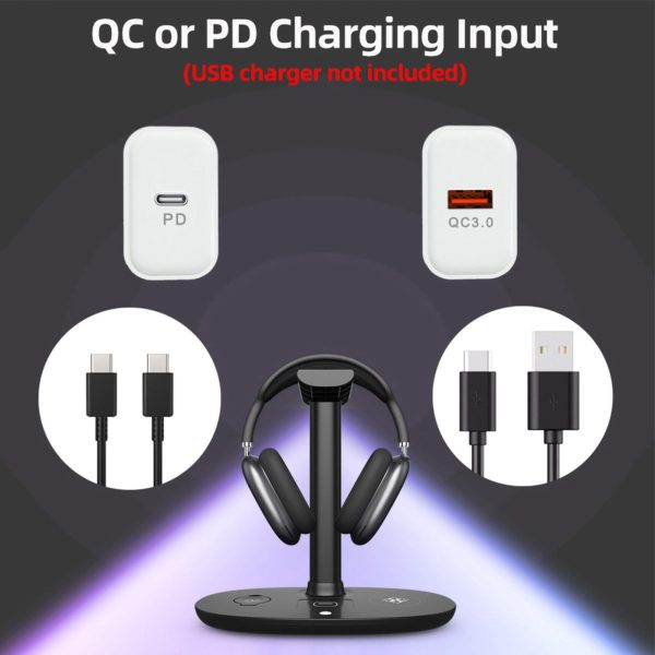 4 In 1 Wireless Charger For Phone Watch Airpods - Image 6