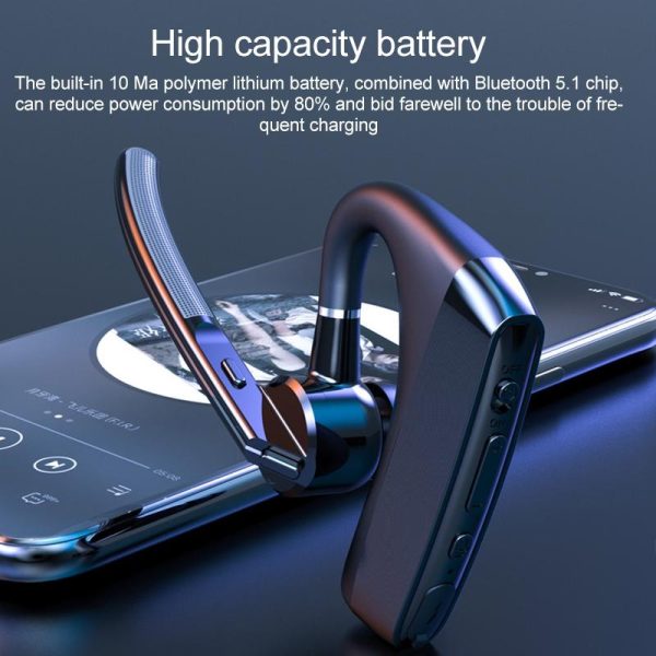 Wireless Bluetooth Earhook Earphones - Tws Chip - K5c 63120 - Image 3