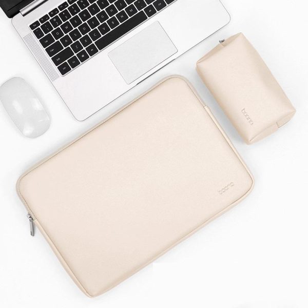 15 / 15.6 Inch Laptop Bag - Apricot & Power Bag In Pu Leather - Image 2