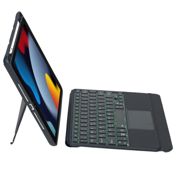 Bluetooth Keyboard Leather Case For Ipad 10.2 / 10.5 / Pro 10.5 - Touch Backlight Split Type - Image 3