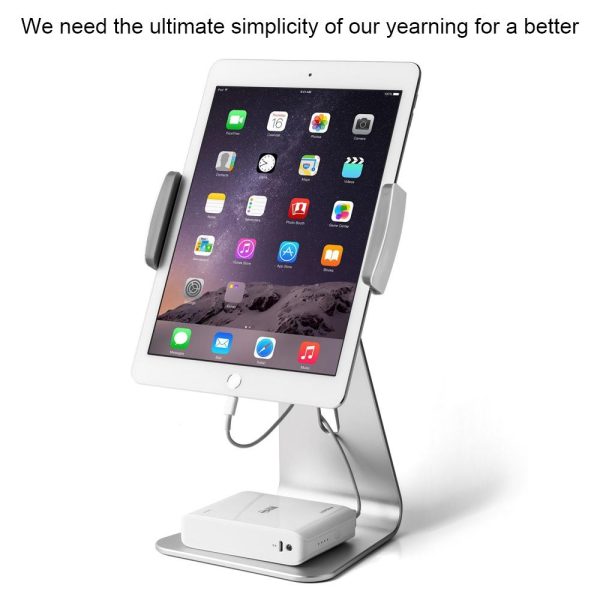 360 Degree Rotating Aluminum Tablet Stand - Universal 7-13 Inch - Image 3