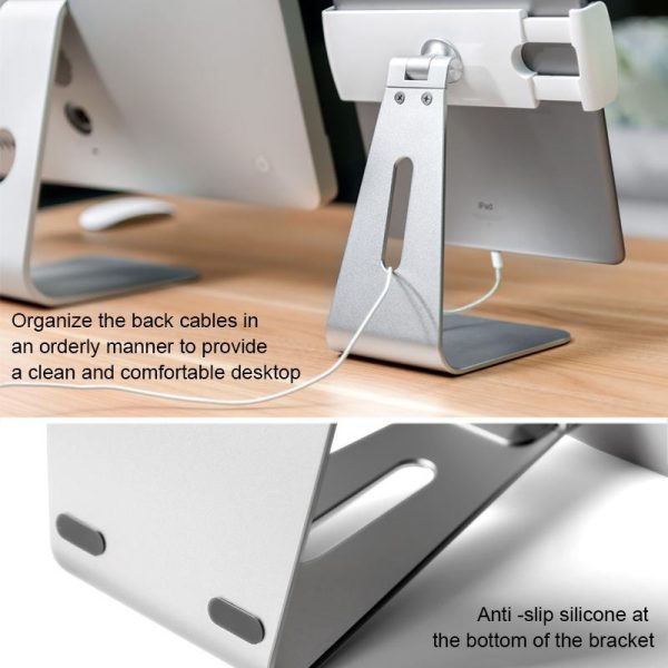 360 Degree Rotating Aluminum Tablet Stand - Universal 7-13 Inch - Image 6