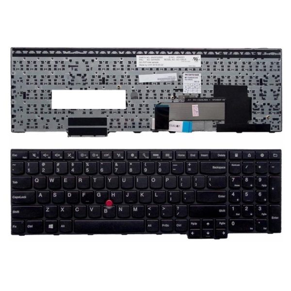 English Laptop Keyboard for Lenovo Thinkpad E550 / E555 / E550c with Pointing Sticks - Image 2
