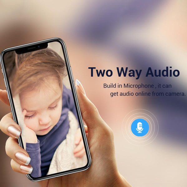 2Mp Wifi Camera With Motion Detection Tracking Sound Alarm Cloud Storage Two-Way Audio Night Vision - Image 11