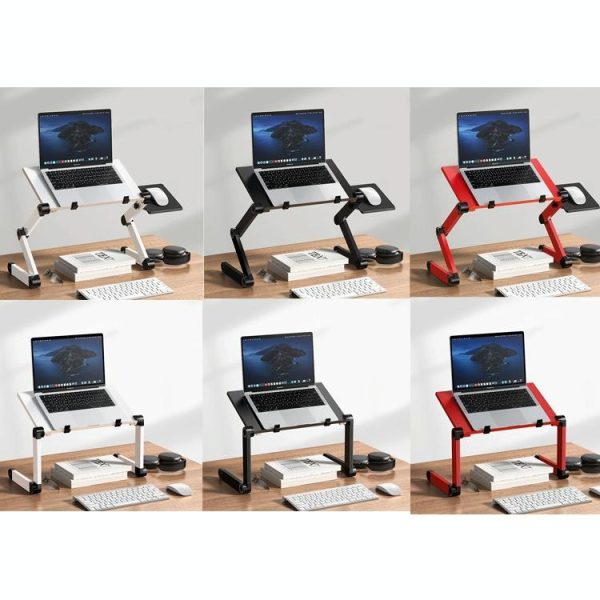 Portable Folding Laptop Desk with Adjustable Height and Storage - Image 4