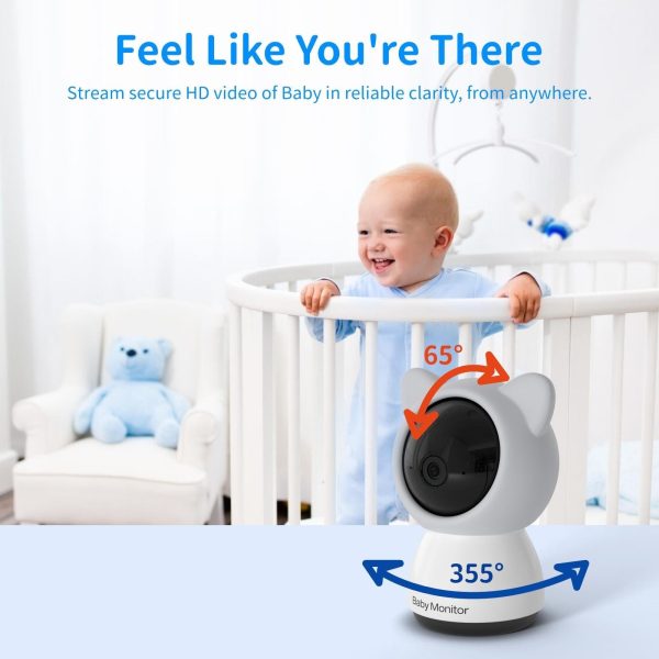 Wireless Hd Baby Monitor With 5 Screen - Image 7