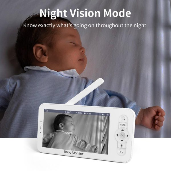 Wireless Hd Baby Monitor With 5 Screen - Image 9