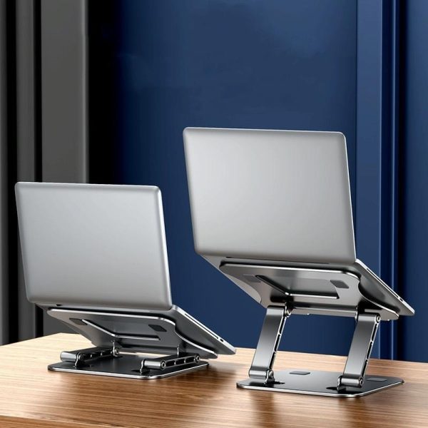 Adjustable Aluminum Laptop Stand - Foldable & Portable - Image 3