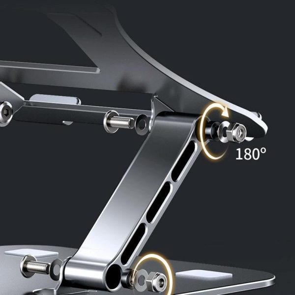 Adjustable Aluminum Laptop Stand - Foldable & Portable - Image 5