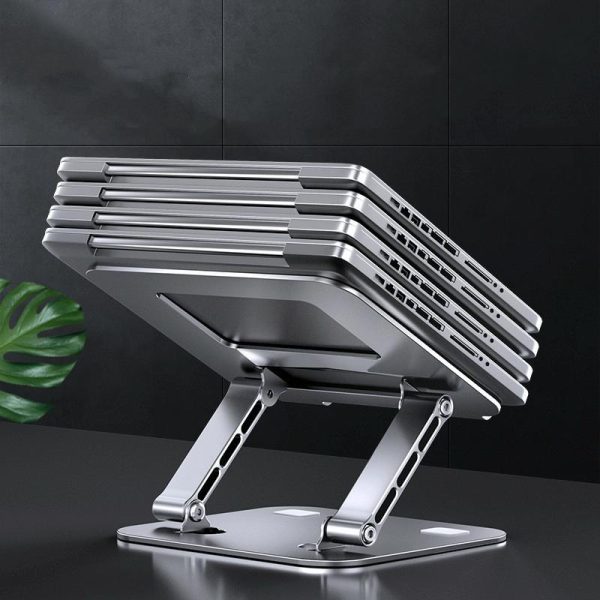 Adjustable Aluminum Laptop Stand - Foldable & Portable - Image 7