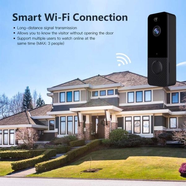 Wireless Wifi Video Doorbell With Night Vision And Ai Recognition - 720P - Alone Machine - Image 7