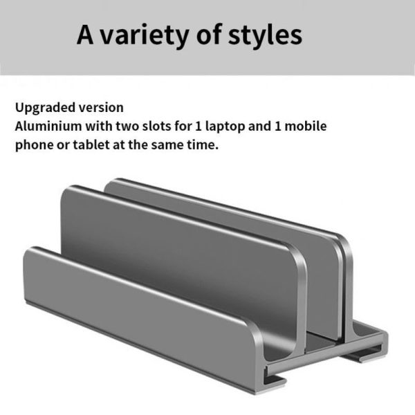 Multifunctional Aluminum Storage Stand for Laptop Tablet and Phone - Image 5