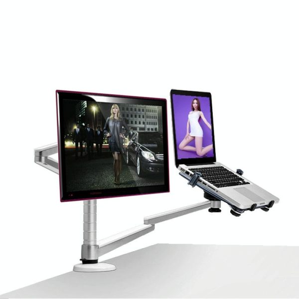Versatile Desktop Monitor Stand - Space-saving Design - Image 3