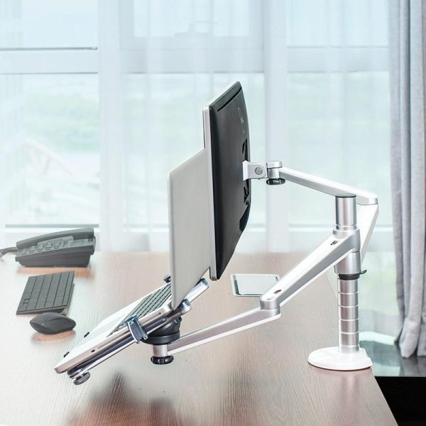Versatile Desktop Monitor Stand - Space-saving Design - Image 4