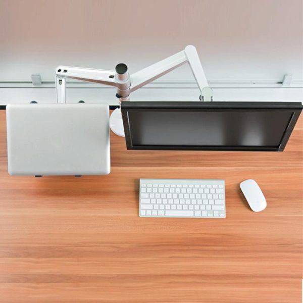 Versatile Desktop Monitor Stand - Space-saving Design - Image 6