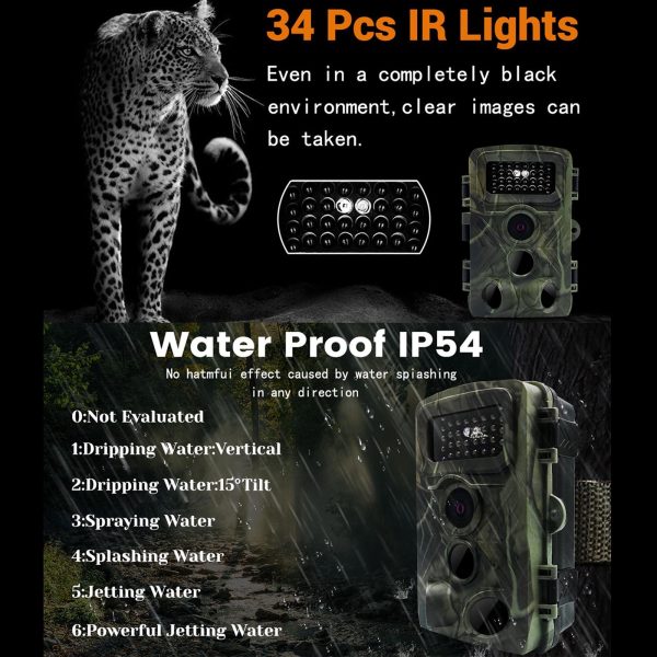 2 Lcd Infrared Night Vision Trail Camera For Wildlife Hunting - Image 7