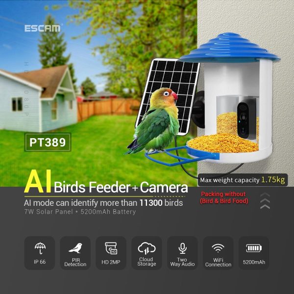 2Mp Wifi Camera With Ai Bird Recognition And Pir Motion Detection - Image 4