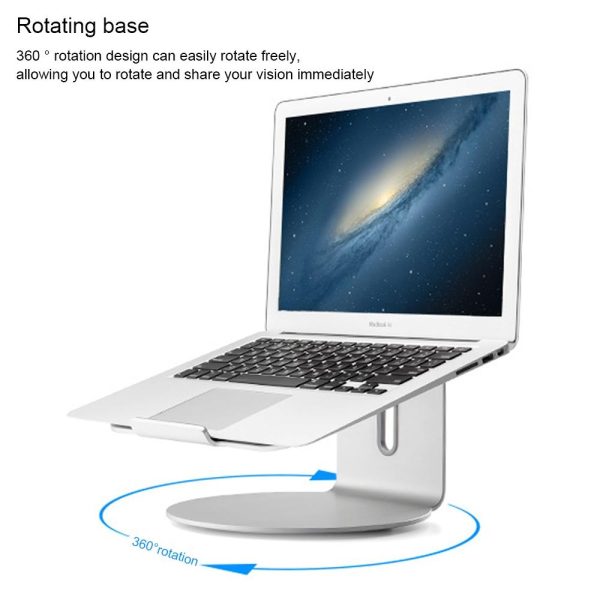 360 Degree Rotating Aluminum Laptop Stand - Efficient Cooling - Image 5