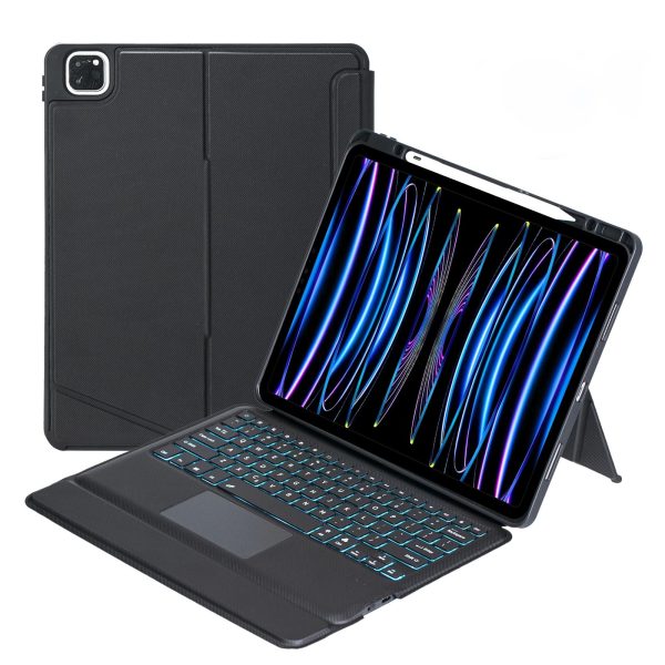 12.9 Ipad Pro Touch Backlight Bluetooth Keyboard Leather Case - Split Type 2022 / 2021 / 2020 / 2018 - Image 2