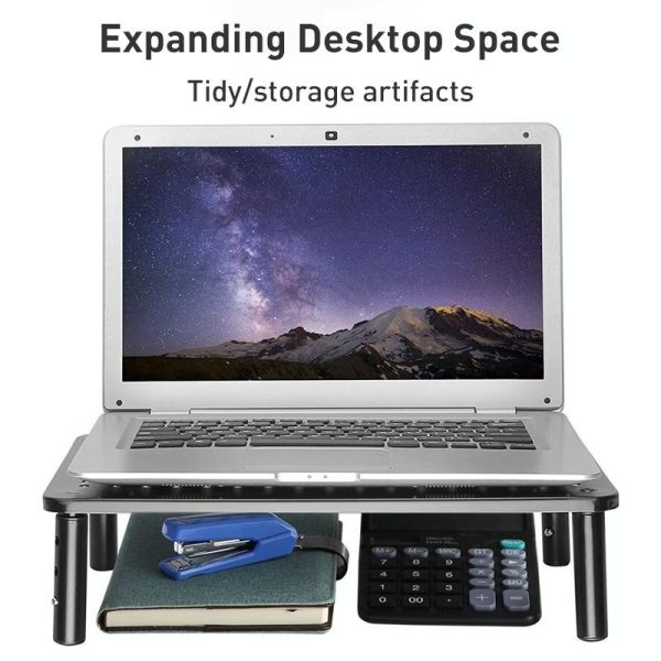 Lenovo Thinkpad Laptop Stand with Phone Holder - Elevated Monitor Stand - Image 10