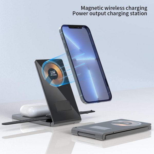 15W Foldable Magnetic Wireless Charger - Image 5