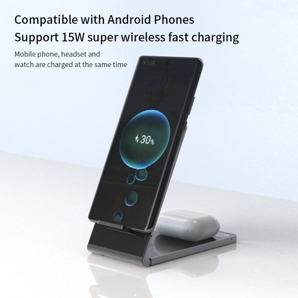 15W Foldable Magnetic Wireless Charger - Image 6