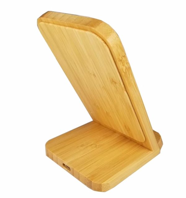 Wireless Bamboo Charger For Qi Phones - Image 3