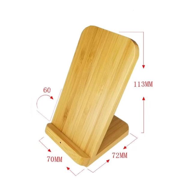 Wireless Bamboo Charger For Qi Phones - Image 6
