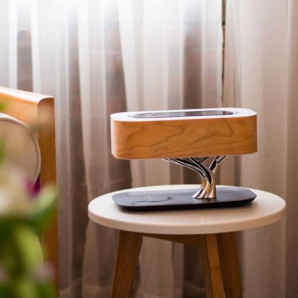 Bluetooth Speaker Desk Lamp With Wireless Charging Au Plug - Image 4