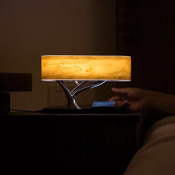 Bluetooth Speaker Desk Lamp With Wireless Charging Au Plug - Image 5