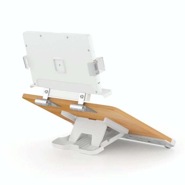 Adjustable Desktop Book Stand with Multi-angle Clip - Foldable Tablet Holder - Image 4