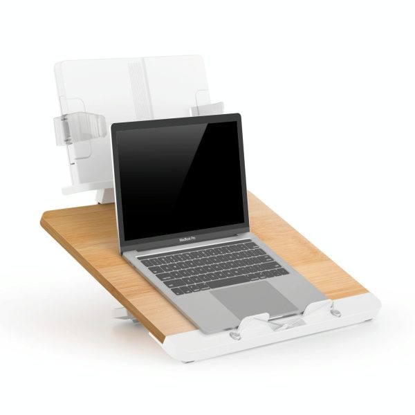 Adjustable Desktop Book Stand with Multi-angle Clip - Foldable Tablet Holder - Image 7