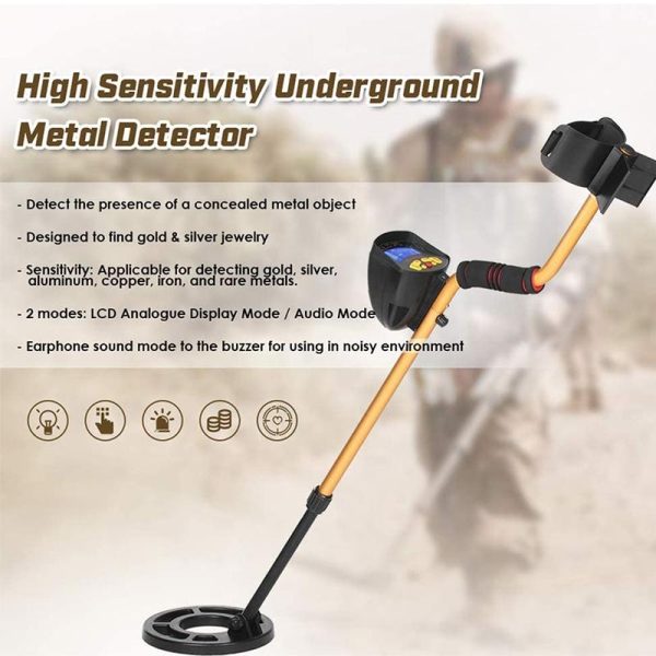 High Sensitivity Underground Metal Detector - Md3010ii - Image 9
