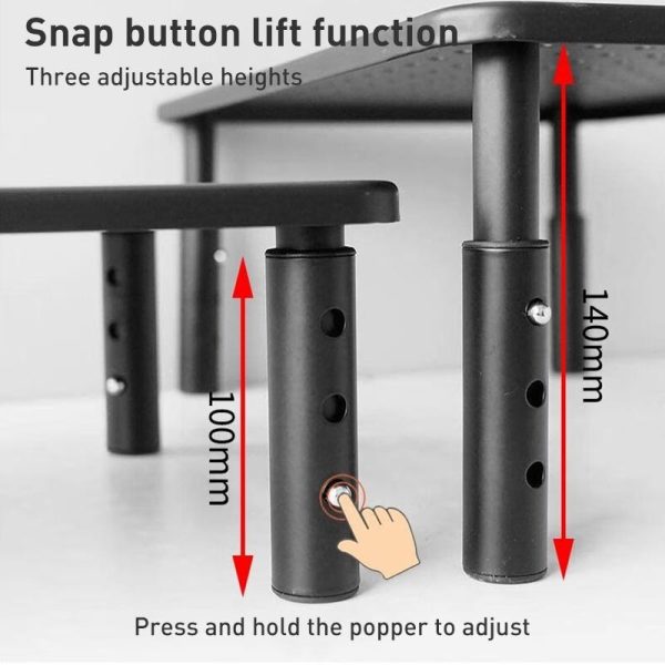 Lenovo Thinkpad Laptop Stand with Phone Holder & Storage Basket - Image 4