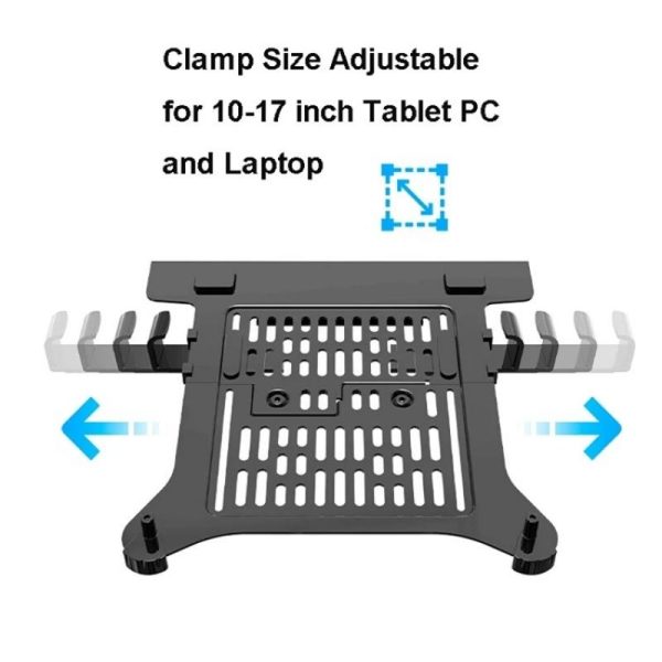 Universal Laptop Mount for Vesa 100x100mm - Fits 10-17 Inch Notebooks - Image 2