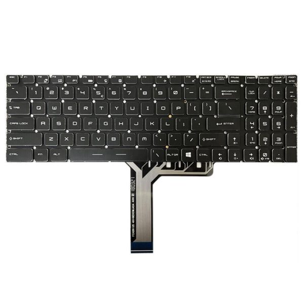 Backlit Laptop Keyboard for Msi Steel Series - us Version - Image 3