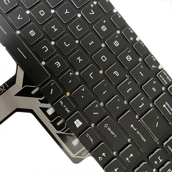 Backlit Laptop Keyboard for Msi Steel Series - us Version - Image 5