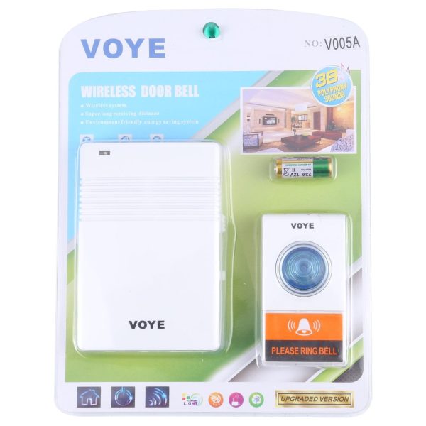 38 Melody Wireless Doorbell - White - Image 6