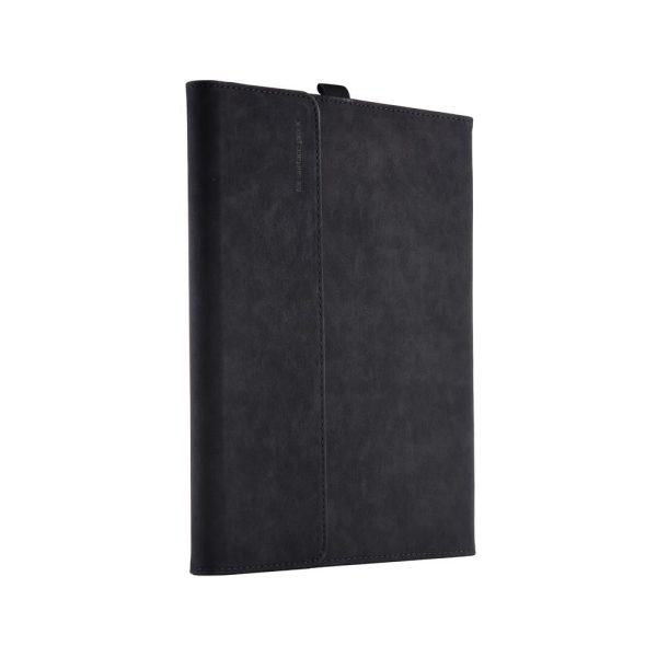 Black Leather Tablet Case For Microsoft Surface Pro X With Power Bag - 13 Inch - Image 4