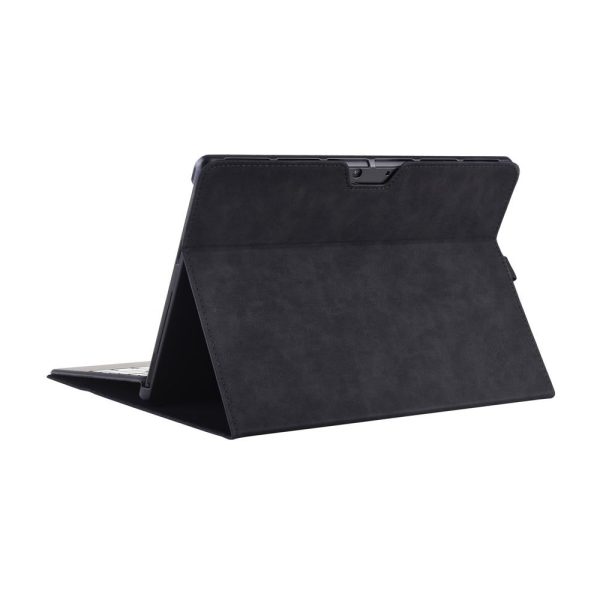 Black Leather Tablet Case For Microsoft Surface Pro X With Power Bag - 13 Inch - Image 5