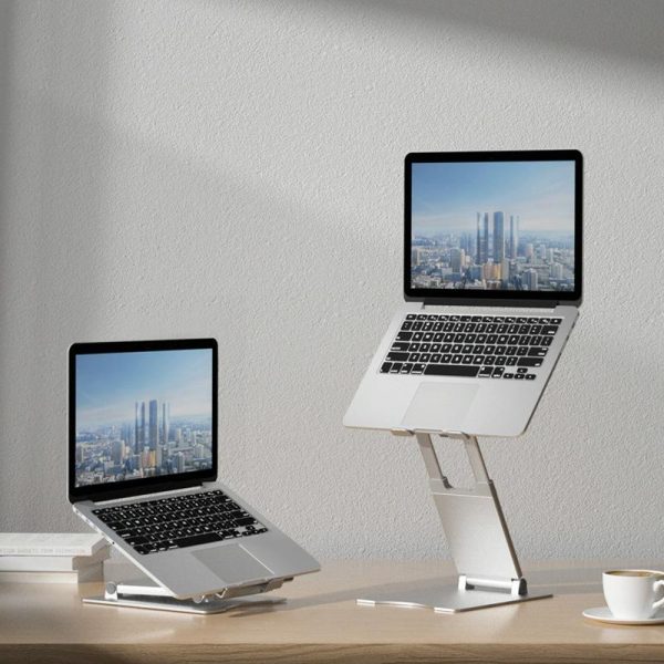 Foldable Aluminum Laptop Stand - Adjustable Height - Image 6