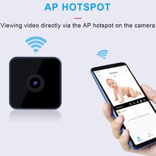 1080P Wifi Camera With Motion Detection & Night Vision Two-Way Voice Intercom - Image 4